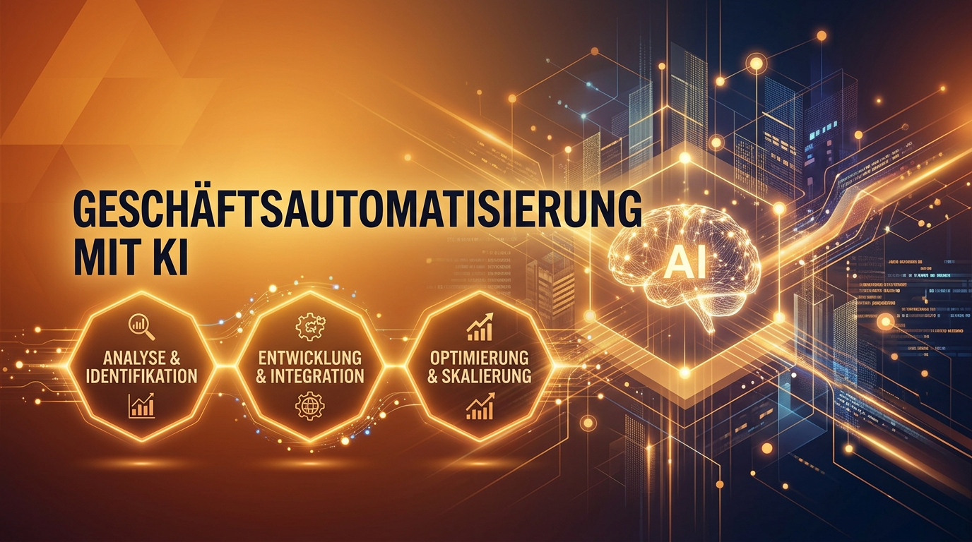 Geschäftsautomatisierung mit KI: Prozesse, Entscheidungen, Systeme