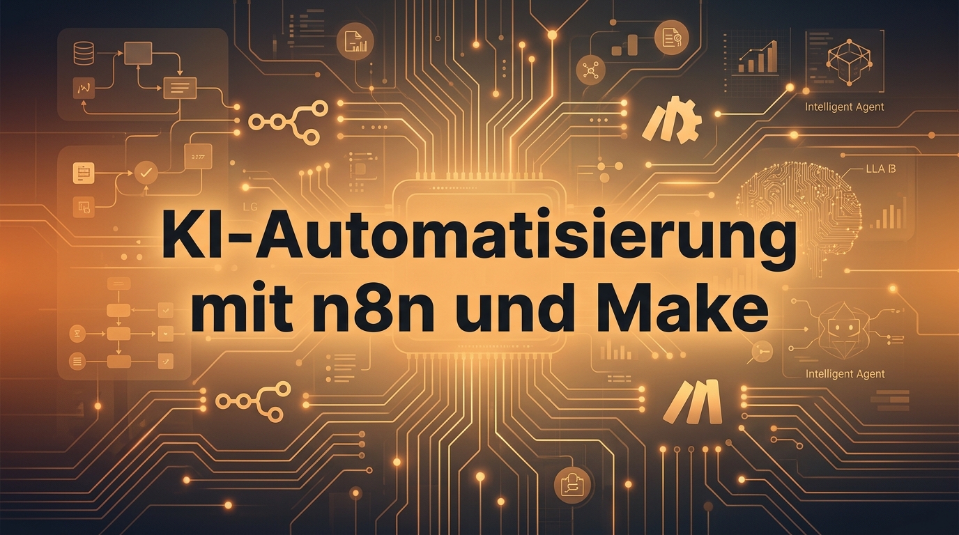 KI-Automatisierung mit n8n und Make: Geschäftsprozesse intelligent automatisieren