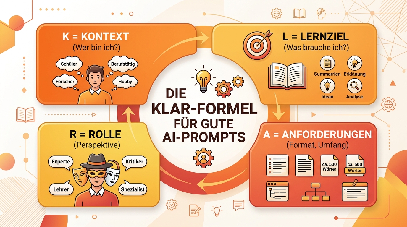 Die KLAR-Formel für gute KI-Prompts
