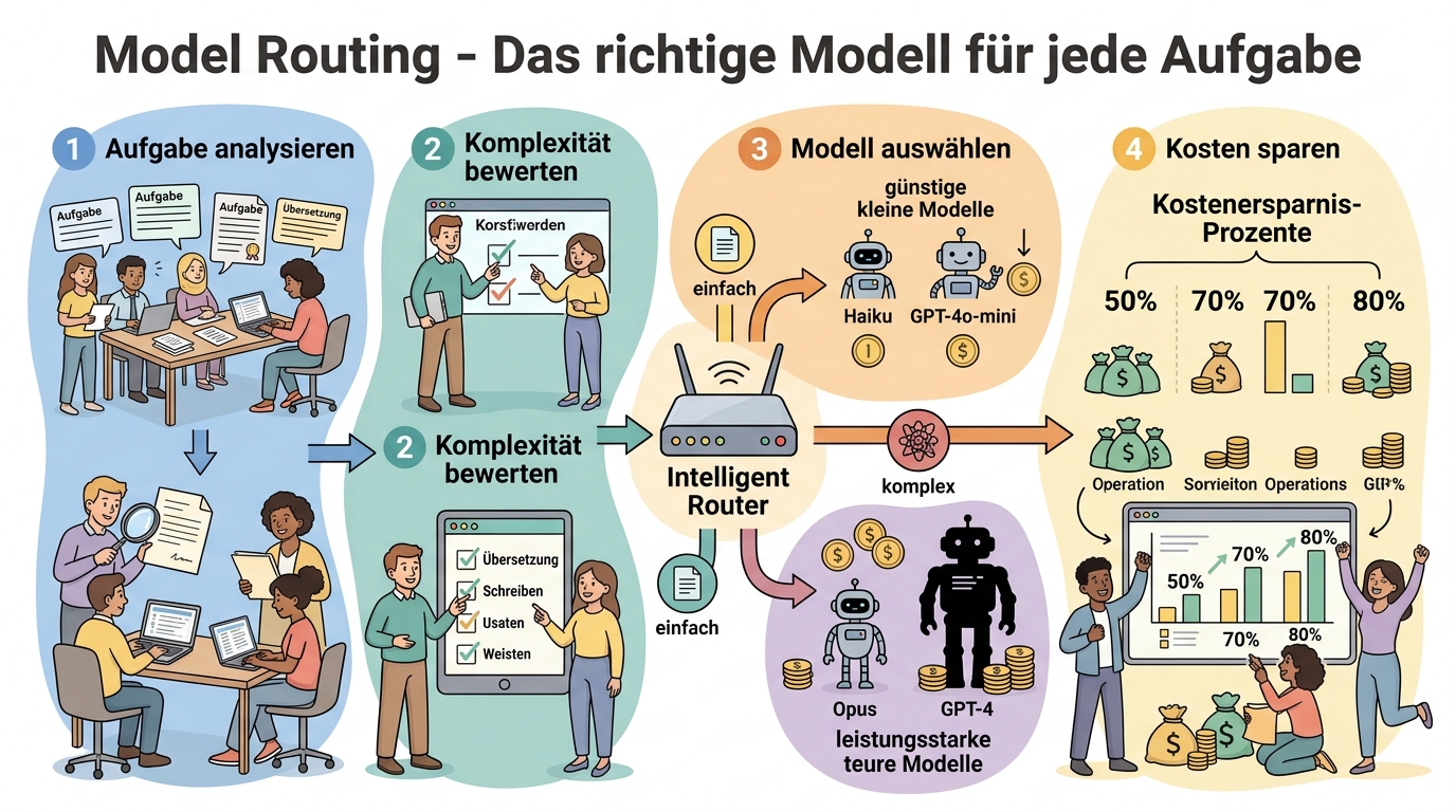 Model Routing — intelligente Aufgabenverteilung an verschiedene KI-Modelle
