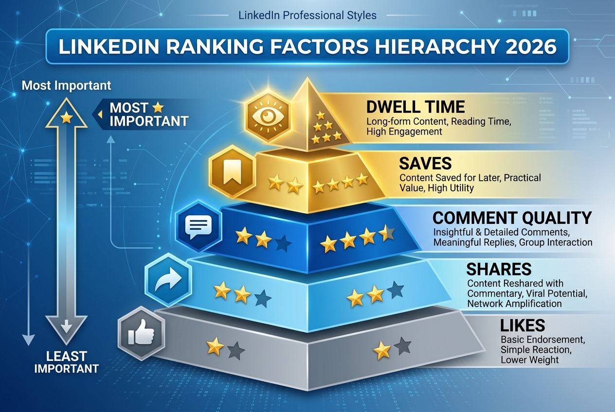 Ranking-Faktoren Hierarchie: Dwell Time und Saves sind die stärksten Signale